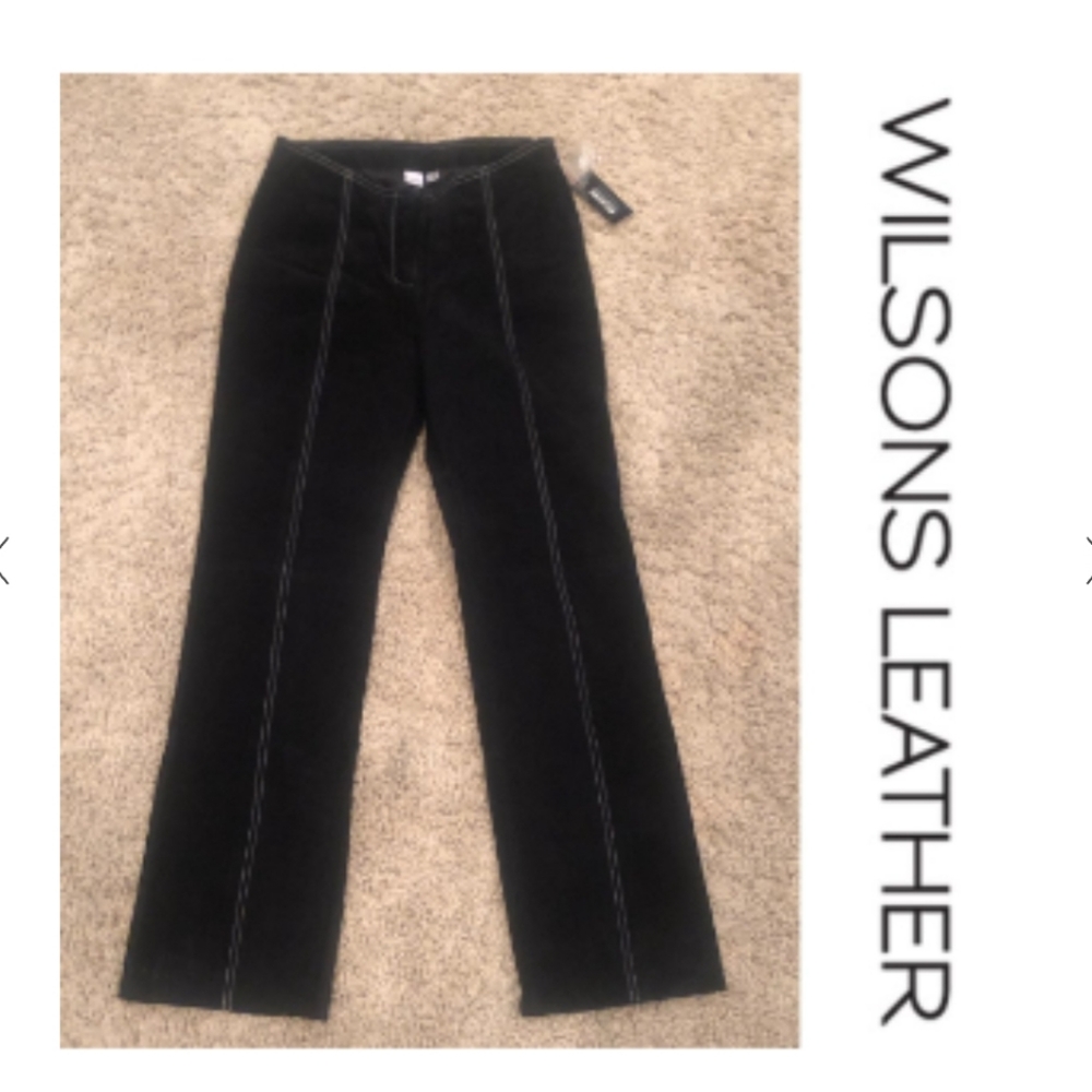 Vintage genuine suede pants.